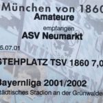 Heute vor 25 Jahren, Teil 1: Amateure – Neumarkt