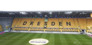 Rudolf Harbig Stadion Dresden beim Spiel gegen den TSV 1860 München