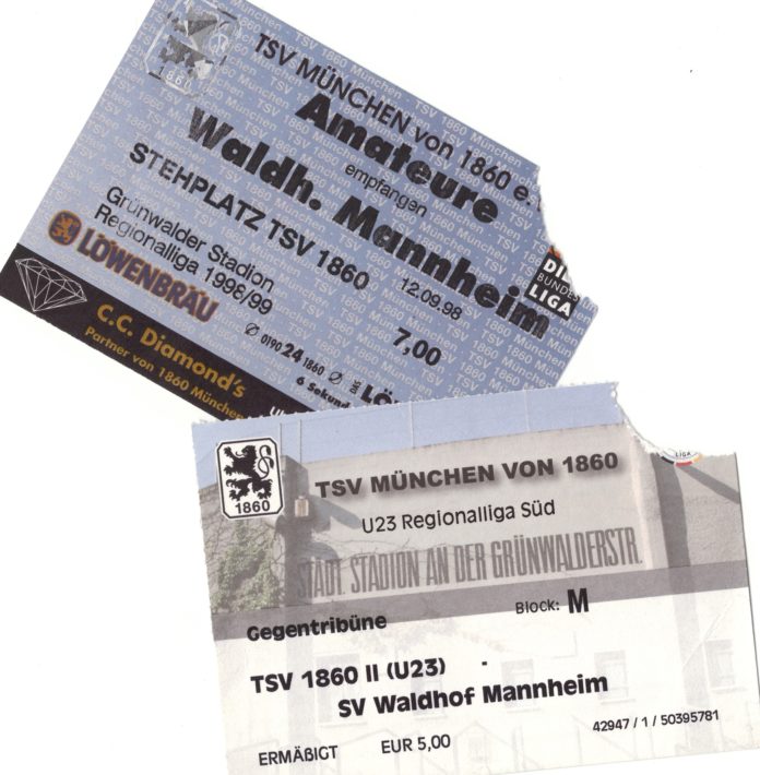 Tickets TSV 1860 München