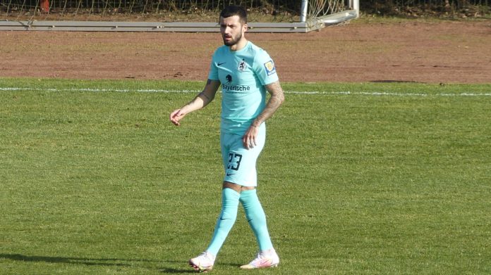 20 02 20 FCS 1860 Staude Keanu Staude, TSV 1860 München 3.Liga