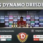 Die Pressekonferenz von Dynamo Dresden vor dem Gastspiel in München