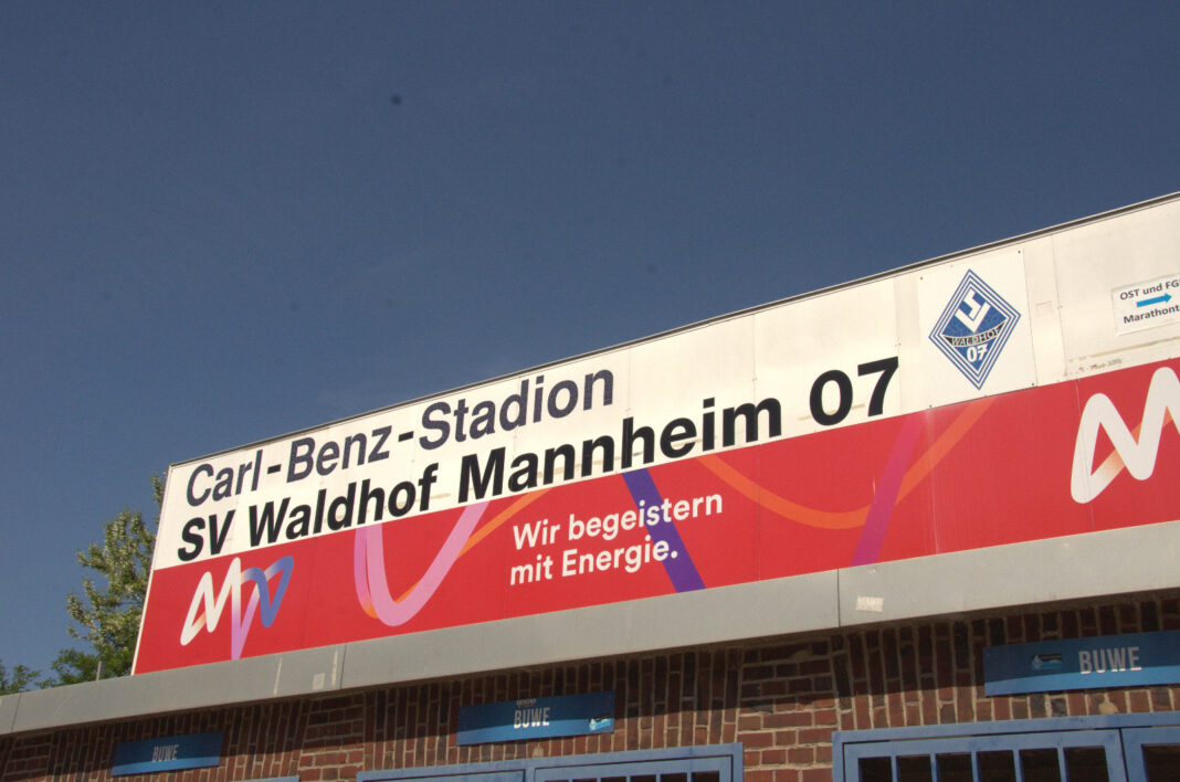 SV Waldhof Mannheim Anzeige Carl-Benz-Stadion