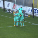 TSV 1860 München ist die beste Mannschaft der 3.Liga im April Torjubel bei Waldhof Mannheim - TSV 1860 München am 25.April 2021