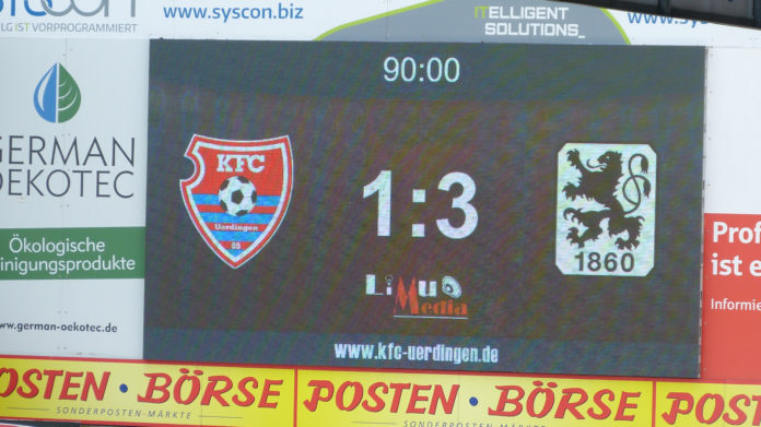 KFC Uerdingen Anzeigetafel Lotte 3.Liga