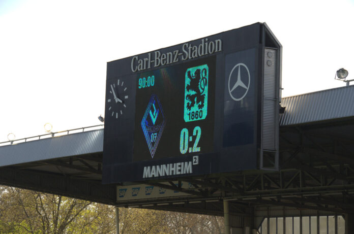 Waldhof Mannheim verliert gegen den TSV 1860 München mit 0:2 24.04.2021