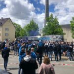 TSV 1860 fans spalier