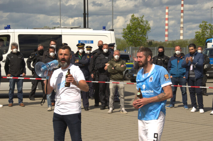 Michael Köllner Sascha Mölders vom TSV 1860 München