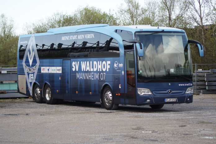 Mannschaftsbus Waldhof Mannheim Mannschaftsbus Waldhof Mannheim