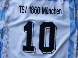 TSV 1860 Trikot Nummer 10 Rückennummern II
