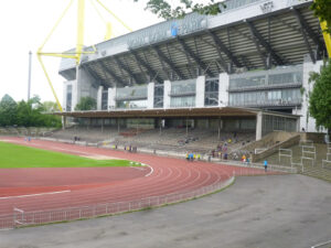 Stadion Rote Erde Spielort Dortmund II in der 3.Liga (BVB)