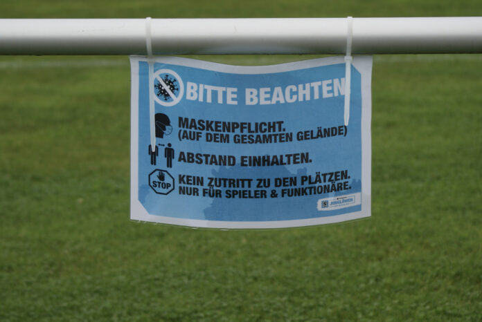 Corona Maßnahmen TSV 1860 München Trainingsgelände