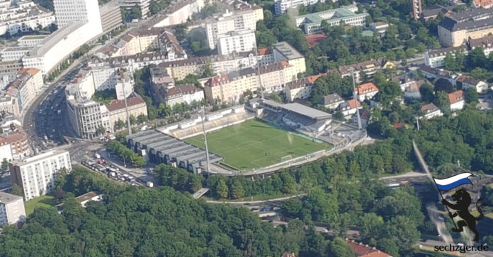 Grünwalder Stadion Luftaufnahme
