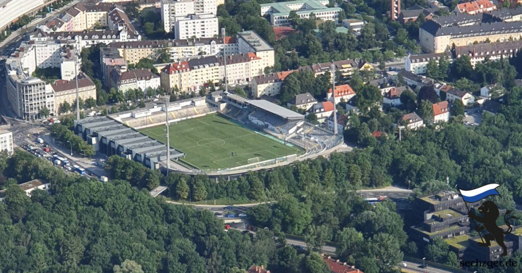 Grünwalder Stadion Luftaufnahme