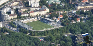 Grünwalder Stadion Luftaufnahme