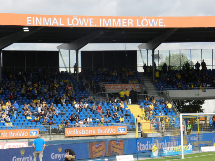 Eintracht Braunschweig TSV 1860 Am 28.08.2021 (55) Einmal Löwe immer Löwe Eintracht Stadion Braunschweig
