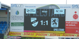 Endstand SC Verl TSV 1860 München 1 1 25.09.2021