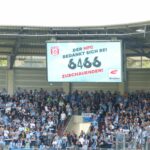 Löwenfans beim Spiel in Halle