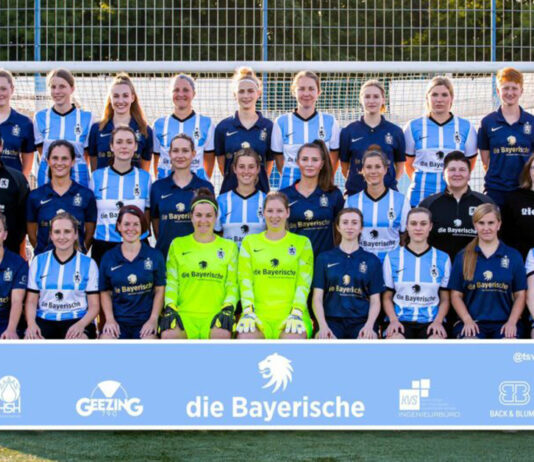 TSV 1860 Frauen, Saison 2021/22, Mannschaftsbild, Löwinnen