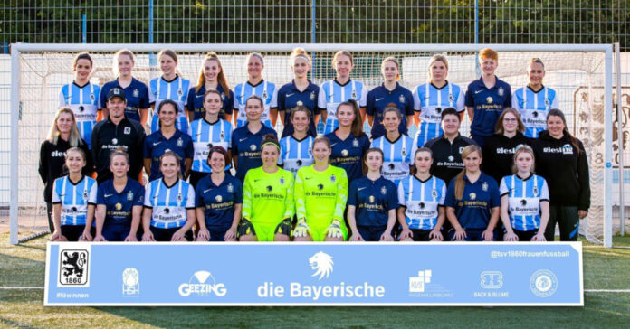 TSV 1860 Frauen, Saison 2021/22, Mannschaftsbild, Löwinnen