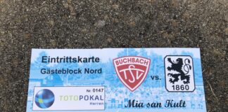 Eintrittskarte TSV Buchbach - TSV 1860 München Toto-Pokal 2021/22 Viertelfinale