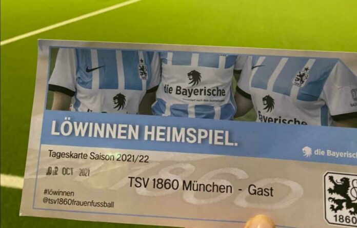 Eintrittskarte TSV 1860 München Frauen Gegen Centro Argentino De Munich I Eintrittskarte TSV 1860 München Frauen Gegen Centro Argentino De Munich I