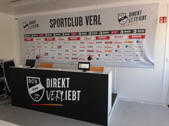 Pressekonferenz SC Verl