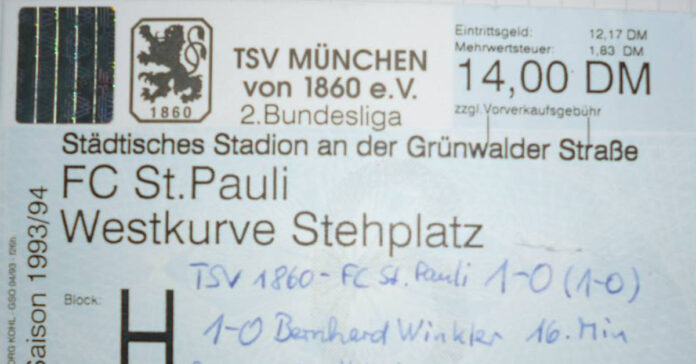 TSV 1860 - FC St. Pauli, Saison 1993/94