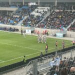 Der Torjubel nach dem 0:1 durch Merveille Biankadi