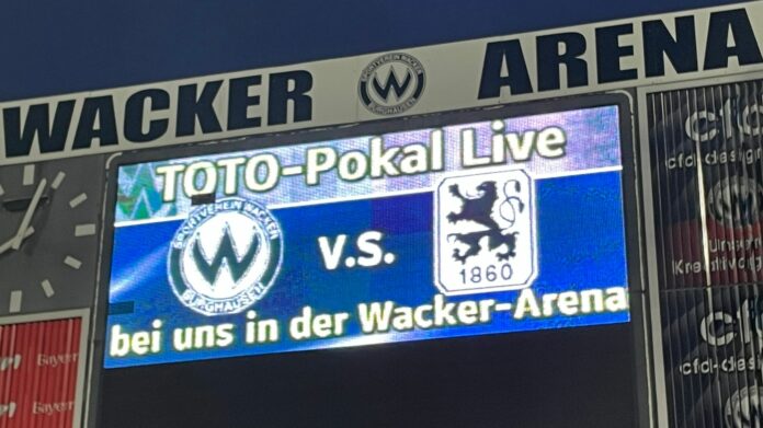 Toto Pokal TSV 1860 Wacker Burghausen