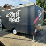 Den Gegner im Fokus: TSV 1860 – SC Verl Verkaufswagen Merchandising SC Verl mit Slogan Verliebt in Liga 3