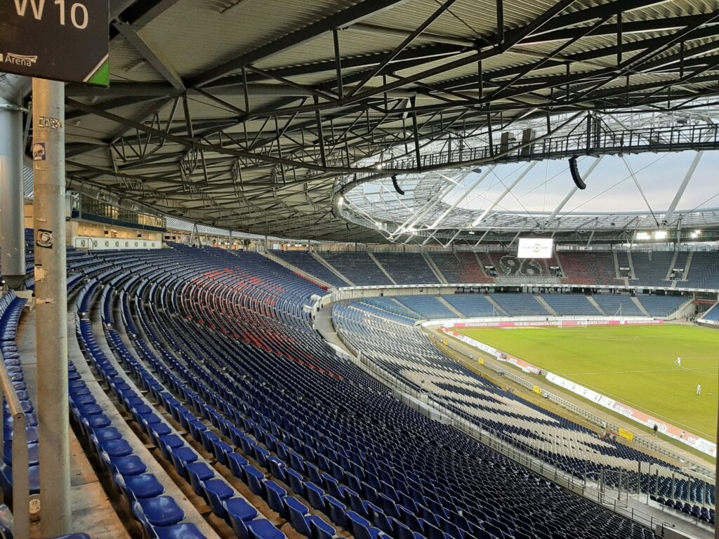 TSV Havelse Gegen TSV 1860 München Blick Ins Stadion 27.11.2021