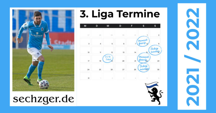 1860 Terminierungen 3 Liga Saison 2021 2022