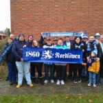 Ein neuer Fanclub beim TSV 1860: die 1860 Nordlöwen 1860 Nordlöwen Fanclub Beim TSV 1860 München Mit Zaunfahne