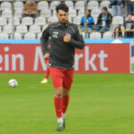Aaron Berzel vor Unterschrift beim SC Verl Aaron Berzel TSV 1860 Viktoria Köln
