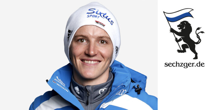 Linus Strasser TSV 1860 Ski DSV Linus Straßer bei WM-Slalom in Lauerstellung