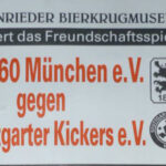 TSV 1860 Stuttgarter Kickers Lindenhofstadion Weingarten Ticket