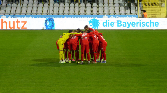 TSV 1860 Hallescher FC HFC 20220221 (23) Hier ein Archiv-Bild der Partie zwischen den Löwen und dem Hallschen FC