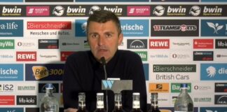 Michael Köllner Pressekonferenz TSV 1860 Eintracht Braunschweig