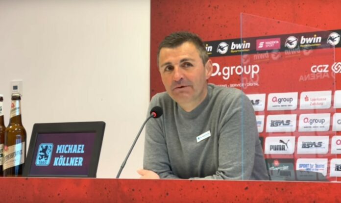 Michael Köllner Zwickau 1860 Pressekonferenz
