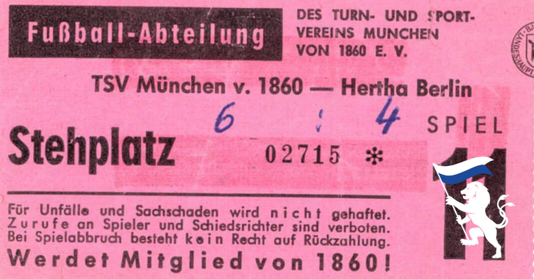 TSV 1860 Hertha BSC Berlin Ticket