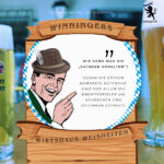 Winningers Wirtshaus Weisheiten vor TSV 1860 gegen Hallescher FC Winningers Wirtshaus Weisheiten TSV 1860 Hallescher FC