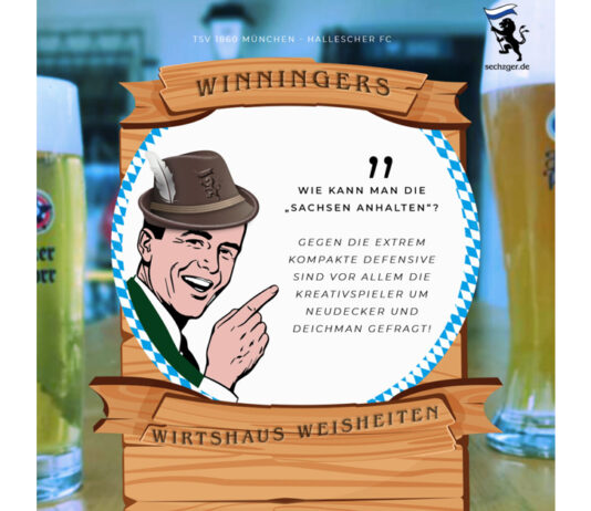 Winningers Wirtshaus Weisheiten TSV 1860 Hallescher FC