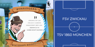 Winningers Wirtshaus Weisheiten FSV Zwickau TSV 1860 München