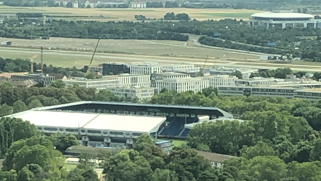 Carl-Benz-Stadion Mannheim von Oben