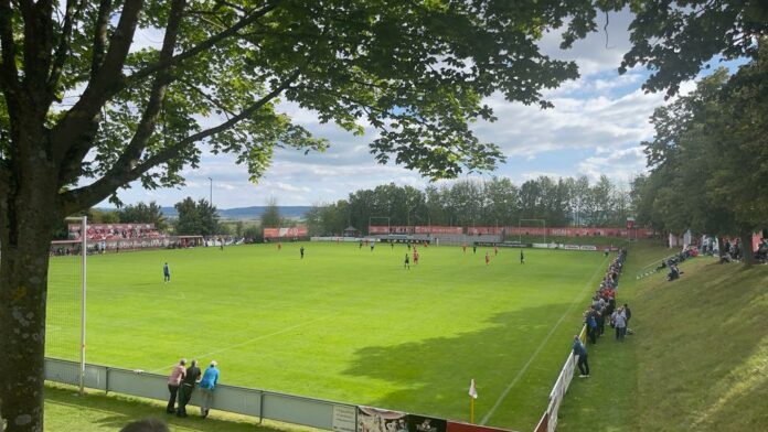 TSV Aubstadt Regionalliga Bayern NBN Arena Blick Auf Das Spielfeld