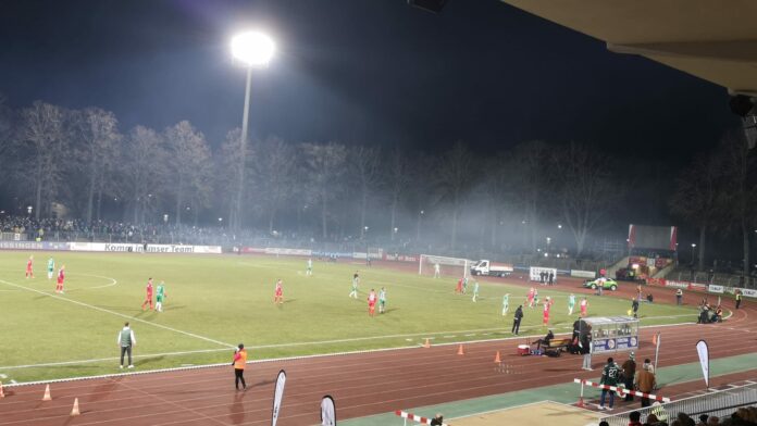 Willy Sachs Stadion Beim Toto Pokal Viertelfinale 1.FC Schweinfurt Gegen Würzburger Kickers