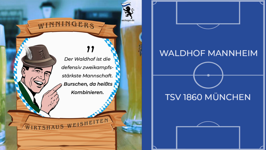 Winningers Wirtshaus Weisheiten Vor Waldhof Mannheim TSV 1860 München