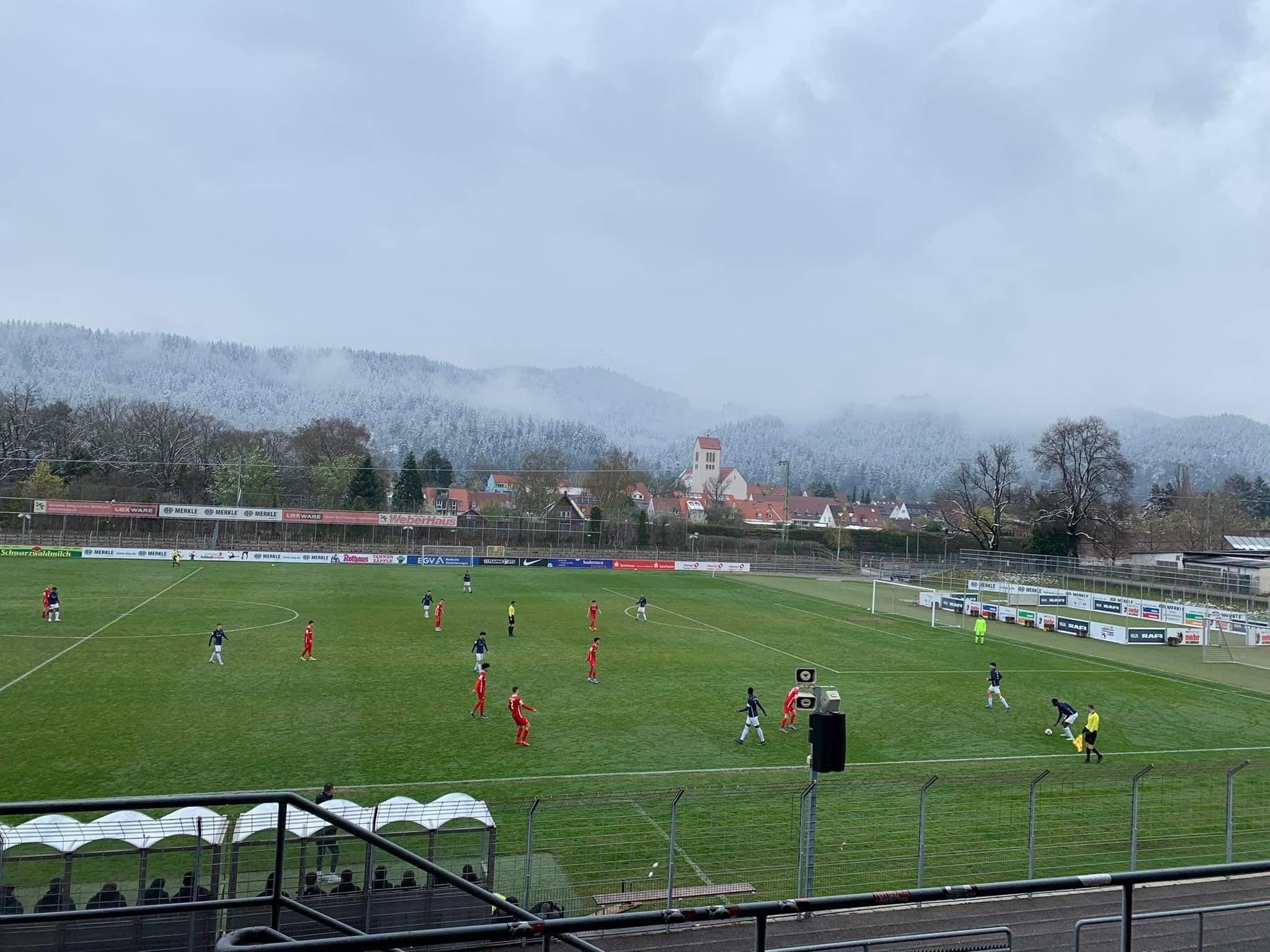 Möslestadion Freiburg B Jugend SC Freiburg Gegen TSV 1860 München Bundesliga