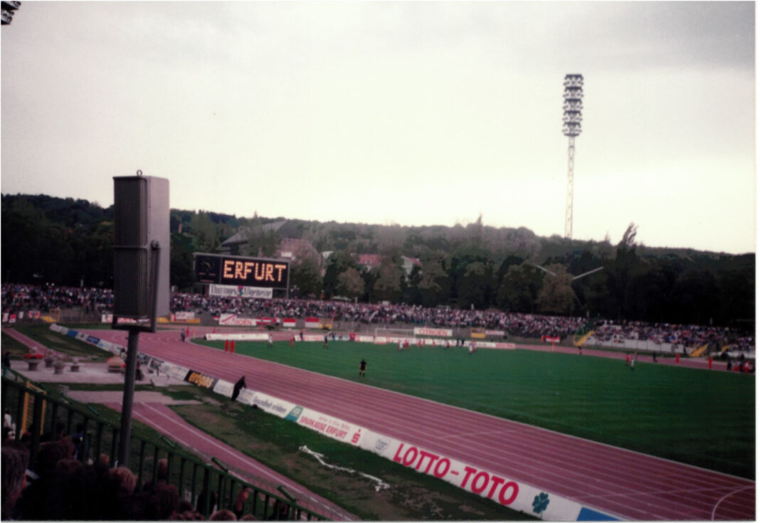 Steigerwaldstadion Erfurt Beim Spiel Gegen Den TSV 1860 München September 1991