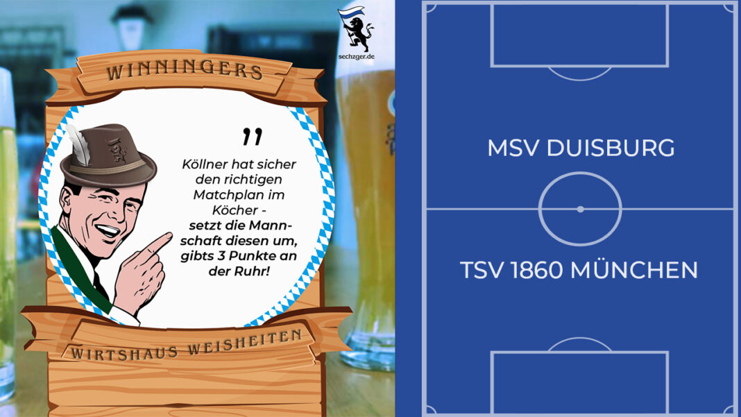 Winningers Wirtshaus Weisheiten MSV Duisburg Gegen TSV 1860 München(1)